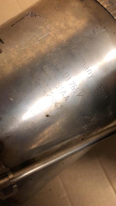 8W0131703H 4M0131765K CATALYSEUR FAP FAP VW AUDI