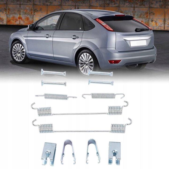 12PCS ARRIÈRE KIT CHAUSSURES HAMUREK AVEC SPRINGS KIT974 MÉTAL STRONG 68
