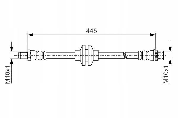 FIL DE FREIN FLEXIBLE RENAULT CLIO IV 12-19 DROIT