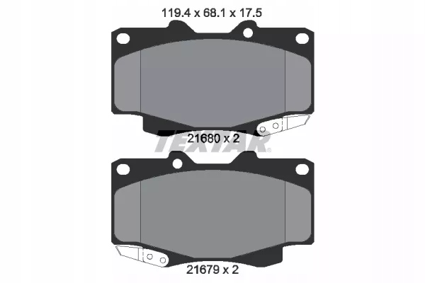 ZAPATAS DE FRENADO TEXTAR 2168003 