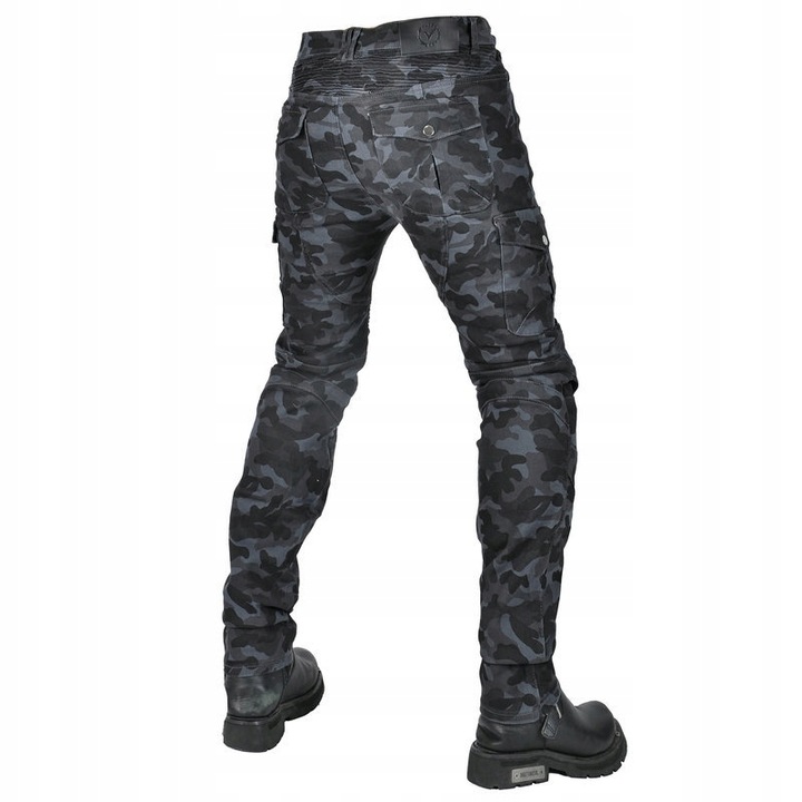 PANTALONES MOTOCICLETA BOJOWKI MESKIE JEANSY KEVLAR S-XXXL 