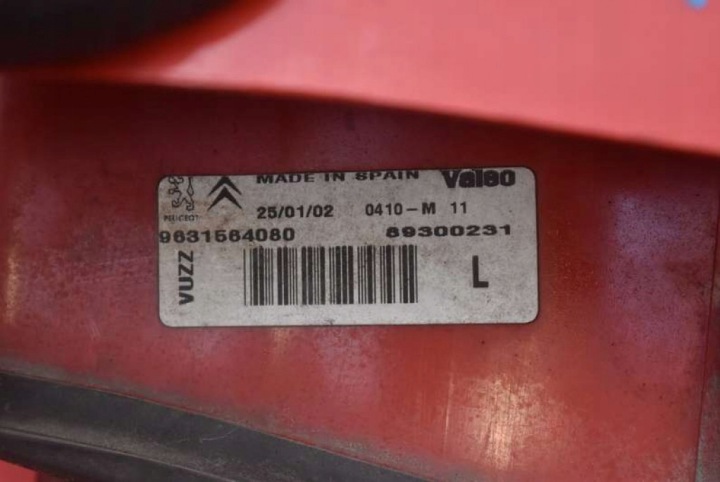 PHARE GAUCHE ARRIÈRE ARRIÈRE 9631564080 CITROEN XSARA PICASSO 1 I 99-04