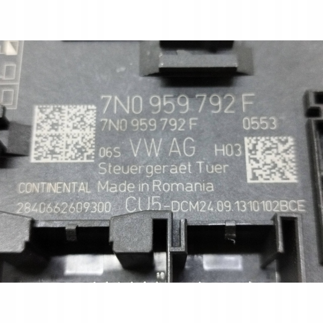 2013 SKODA YETI (5L) MODULE PORTES 7N0959792F