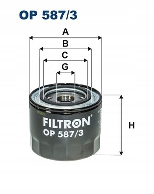 FILTRO ACEITES MITSUBISHI COLT II 