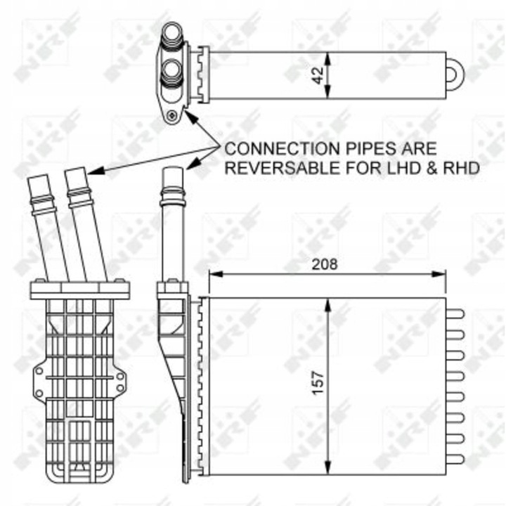 NRF NRF54245 HEATER RENAULT ESPACE 96- photo 3 - milautoparts-fr.ukrlive.com