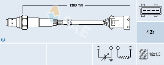 538 297_B SONDE LAMBDA PEUGEOT 405 1.6-2.0 92-