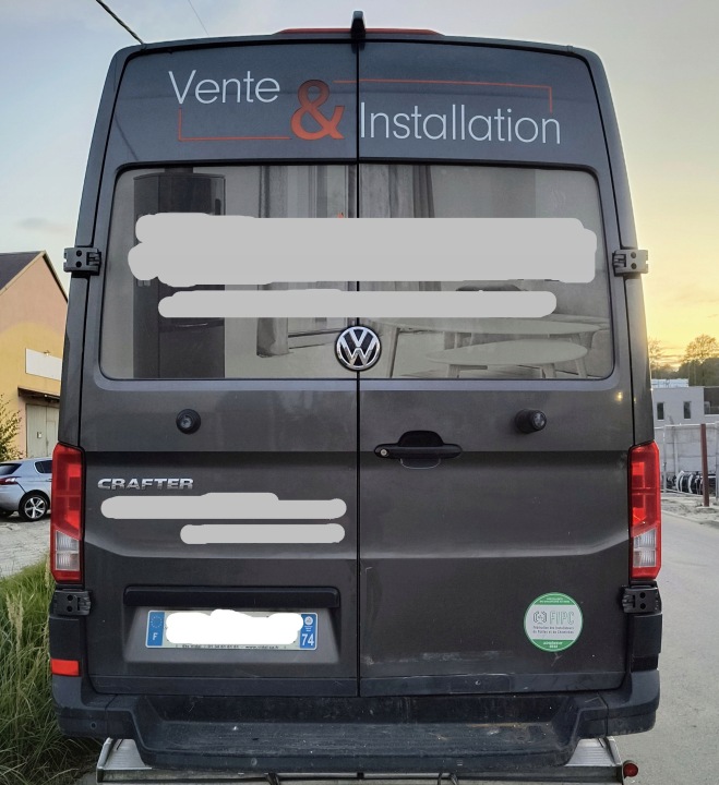 POIGNÉE CASSETTE SUPPORT FAISCEAU DE CÂBLES PORTES DROIT AVANT VW CRAFTER II MAN TGE 16-