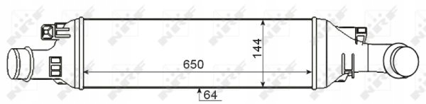 NRF 30339 RADIATEUR AIR DE CHARGE