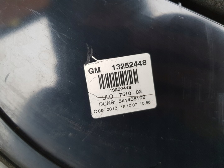 PHARE DROIT ARRIÈRE OPEL ZAFIRA B 05-08 AVANT RESTYLAGE TRÈS EN BON ÉTAT ORIGINAL INSERT