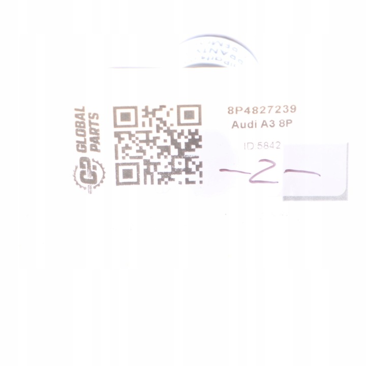 AUDI A3 8P DÉFLECTEUR LIMITEUR COUVERCLES DE COFFRE COUVERCLES DE COFFRE 8P4827239