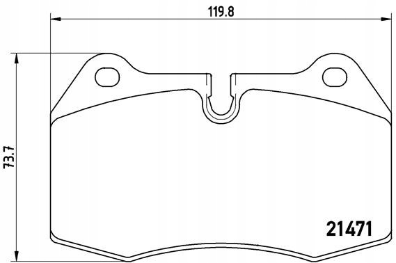 BREMBO P 06 018 JUEGO ZAPATAS HAMULCOWYCH, HAMULC 