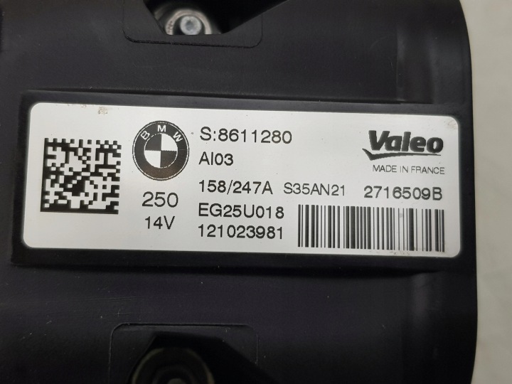 ALTERNATEUR BMW 7 F01 5 F10 N63 4.4 V8 8611280