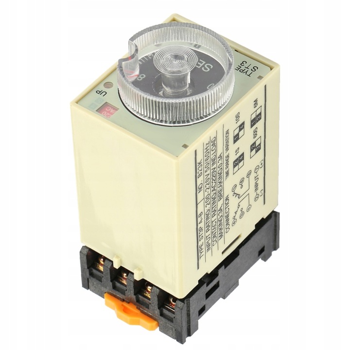 RELAIS AUTOMOBILE POIGNÉE ROTATIVE 220V 5A ST3PA-B