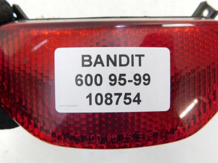SUZUKI BANDIT GSF 600 95-99 PHARE ARRIÈRE ARRIÈRE