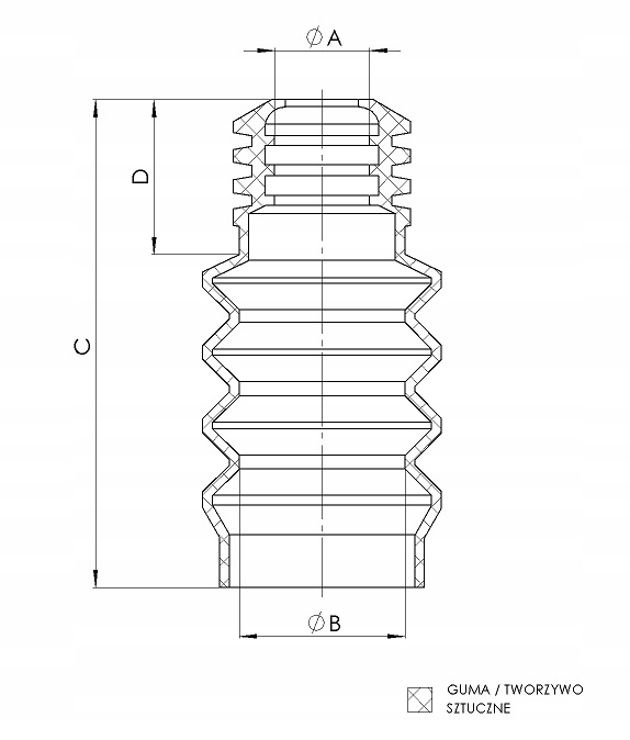 TOPE DE SUSPENSION AMORTIGUADOR PARTE DELANTERA IZQUIERDA/DERECHA (CON OSLONA) MITSUBISHI COLT VI SMART FORFOUR 