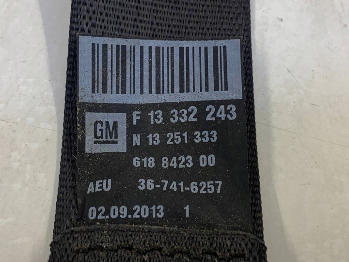 CEINTURE DE SÉCURITÉ GAUCHE ARRIÈRE 3 RANGÉE OPEL ZAFIRA C 13332243