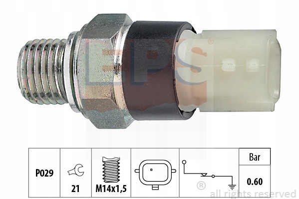 CONMUTADOR DE PRESIÓN ACEITES / SENSOR / VÁLVULA EPS 1 