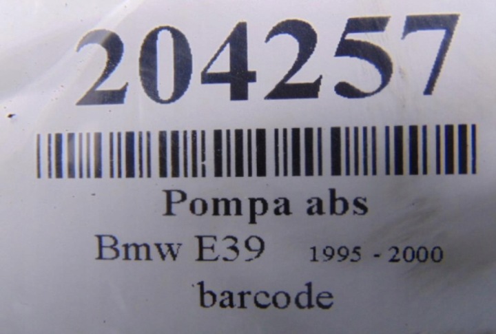 BMW E39 1.8 B POMPE ABS 5WK8445