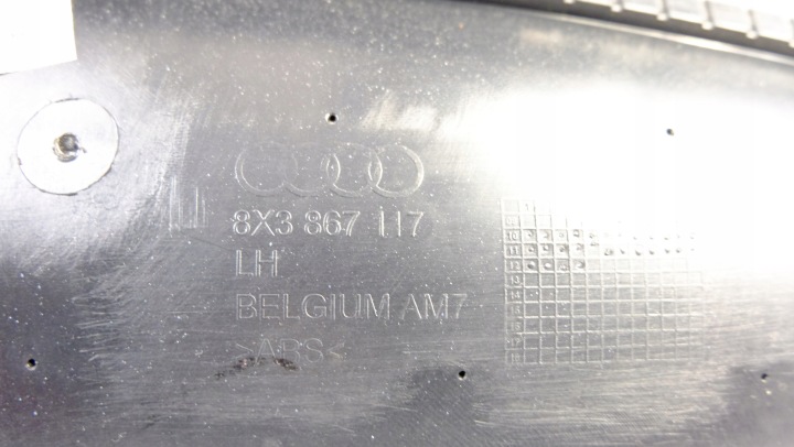 AUDI A1 COLLECTEUR GARNITURE PORTES GAUCHE AVANT 3D 8X3867117