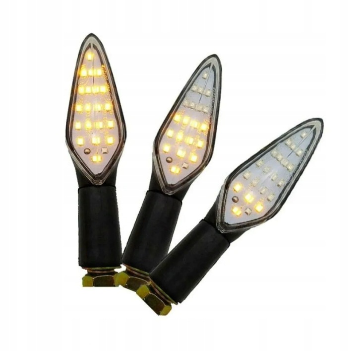 CLIGNOTANTS 2 PCS GRAND LED PUISSANT LED AVEC HOMOLOGATION