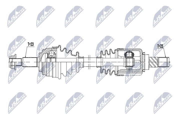 HALF-AXLE PROPULSION NISSAN MICRA K12 1.2,1.4,1.6, NOTE 