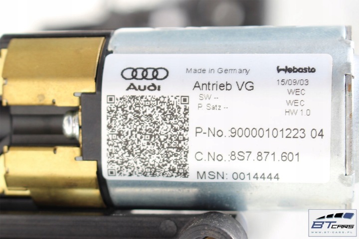 AUDI TT CABRIO TOIT PLIANT 8S7871011 8S7871025 8S7 871 025 8S7871601 8S78
