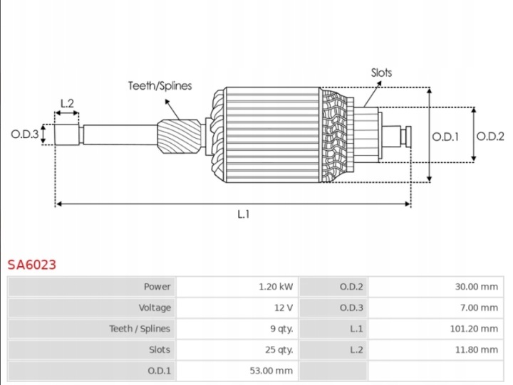 538 535_B ROTOR ROZR./DENSO/ 4280004500