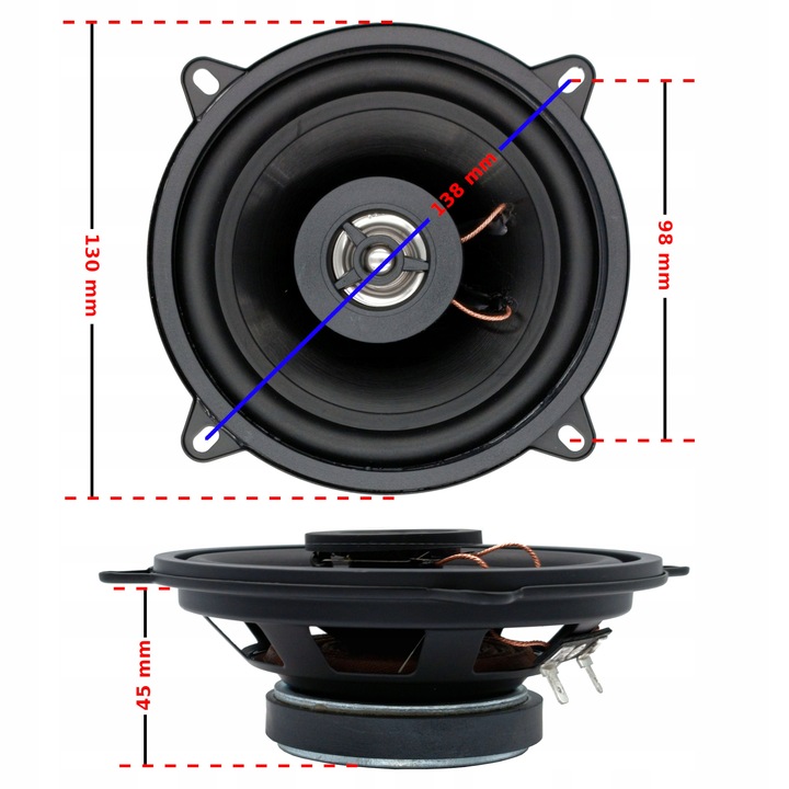 POTENTE ALTAVOCES DE AUTOMÓVIL DISTANCIAS ABREVIATURA PARA MINI COOPER ONE R50 R52 R53 