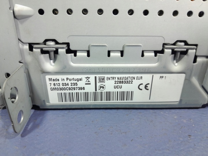 OPEL INSIGNIA A RADIO NAVIGATION LECTEUR DE CARTE GROUPE MOTOPROPULSEUR 22883322