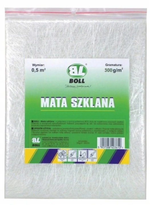 BOLL FIBRE DE VERRE POLIESTROWA 1KG+UTWARDZACZ 002192