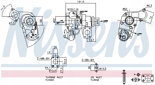 COMPLET TURBOCOMPRESSEURS NISSENS 93259