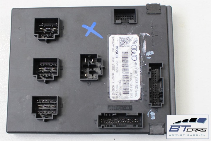 AUDI A6 A7 A8 VW MODULE CONTRÔLEUR BORDNETZ BCM 4H0907063BD 4H0 907 063 BD XE