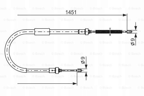 BOSCH 1 987 477 966 CABLE BRAKES MANUAL 