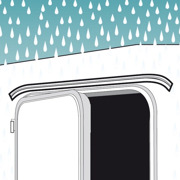 JOINT D'ÉTANCHÉITÉ RAINURE VERS MARKIZ MINI DRIP 75CM FIAMMA