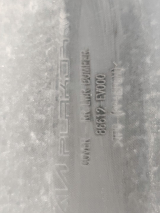 PARE-CHOCS ARRIÈRE KIA EV3 24R 2024 PDC 86612-EV000 02.26