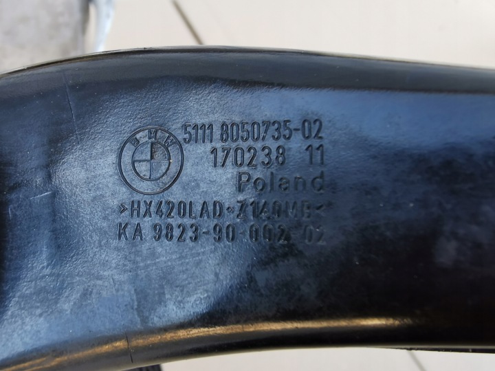 BMW F20 F21 MODULE POUTRE AVANT RENFORCEMENT ZONE PANNEAU AVANT 7255383