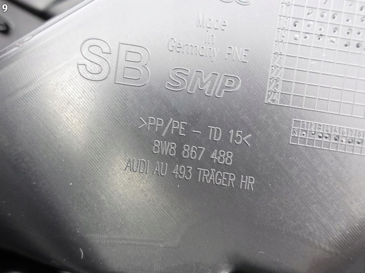AUDI A5 S5 RS5 SPORTBACK 8W8 F5 GARNITURE COLLECTEUR PORTES DROITS ARRIÈRE