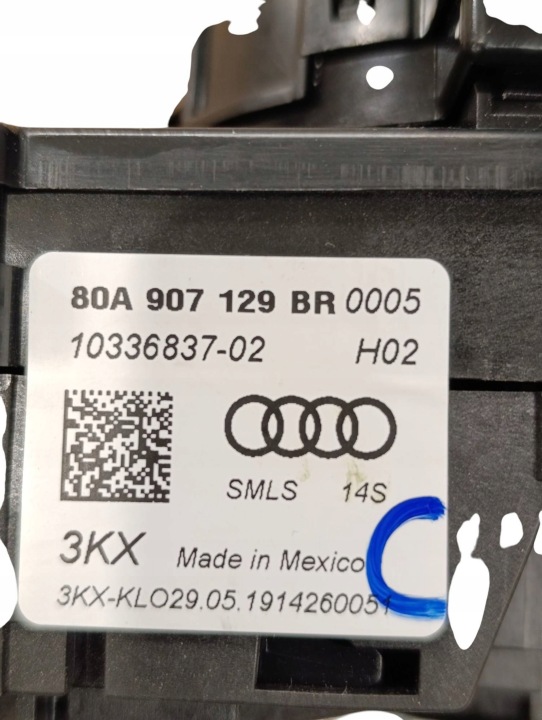 AUDI Q5 SQ5 2020 ENSEMBLE MANETTE COMMUTATEUR CLIGNOTANTS ESSUIE-GLACES