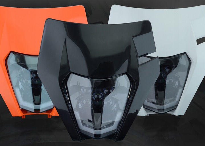 DEFLECTOR FARO KTM EXC DIRECCIÓN E8 ENDURO CRÁNEO 