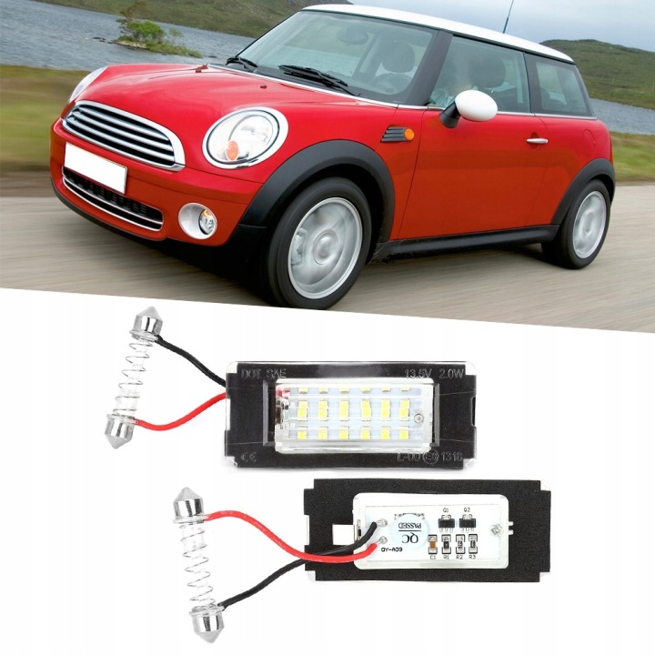 AMPOULES SMD 18 LED NUMÉROS VERS BMW MINI COOPER R56