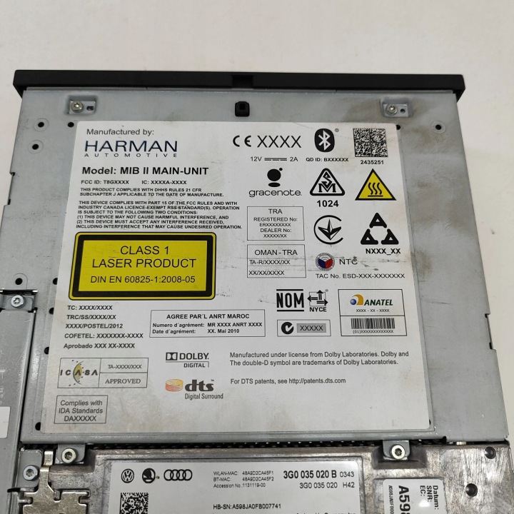 VOLKSWAGEN GOLF VII 2016 MODULE CONTRÔLEUR GPS
