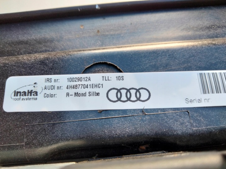 TOIT OUVRANT PANORAMA LONG AUDI A8 D4 4H4877041