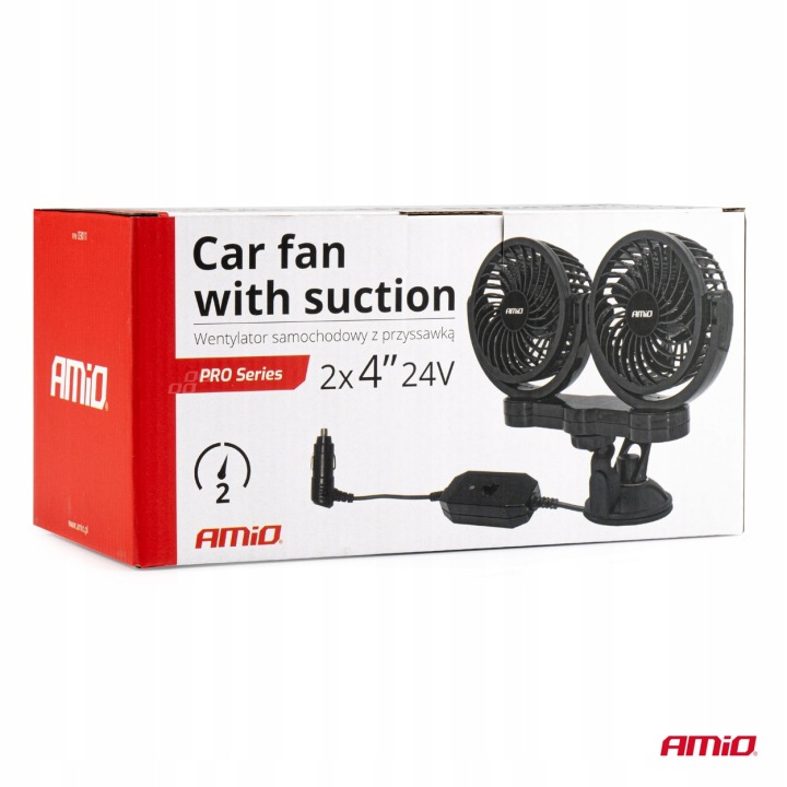 VENTILATEUR AUTOMOBILE 2X4 VENTILATEUR CONDUIT VERS VOITURE WIDLAKA 24V VENTOUSE