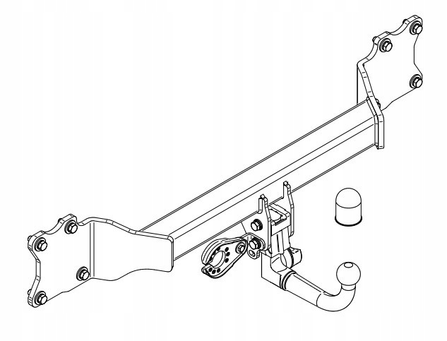 VERTICAL BARRA DE REMOLQUE HOLOWNICZY+STALY PLUS+MODUL13PIN PORSCHE CAYENNE 3III OD2017+ 