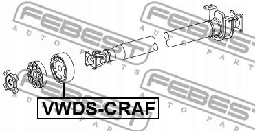 EMBRAGUE PRZEGUBOWE CARDANA PARA VW CRAFTER 