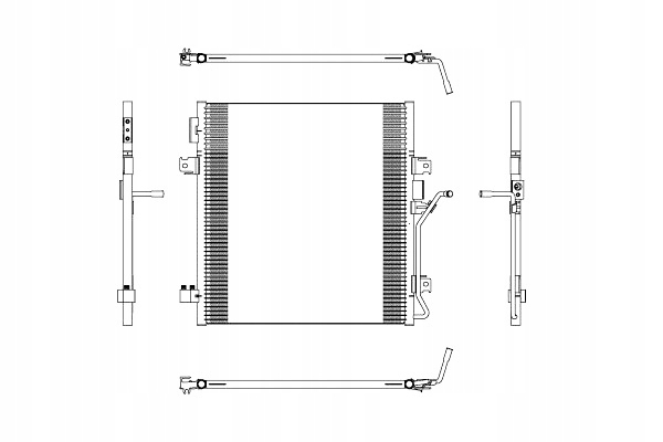 NRF CONDENSADOR DE ACONDICIONADOR DODGE NITRO JEEP CHEROKEE 2.8D 3.7 4.0 