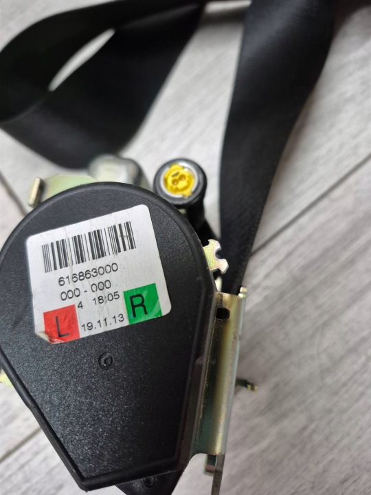 12363. PORSCHE 718 982 CEINTURE DE SÉCURITÉ GAUCHE AVANT 616863000