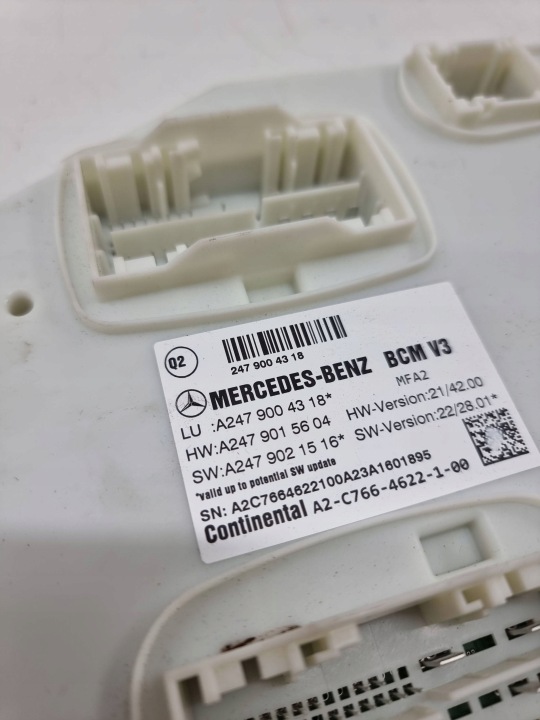MERCEDES-BENZ EQA 2023 MODULE CONTRÔLEUR CONFORT