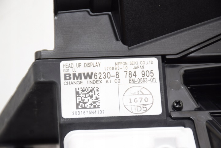 BMW X3 G01 X4 G02 IX3 MONITEUR PRZYZIERNY HUD HEAD-UP HEAD UP PARFAIT