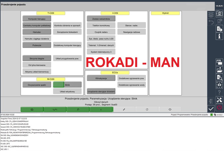 UNIDAD DE CONTROL EDC17 MAN TGS ,TGX ,TGM ,TGL ,0 281 020 273 , 373 - PROGRAMOWANIA 